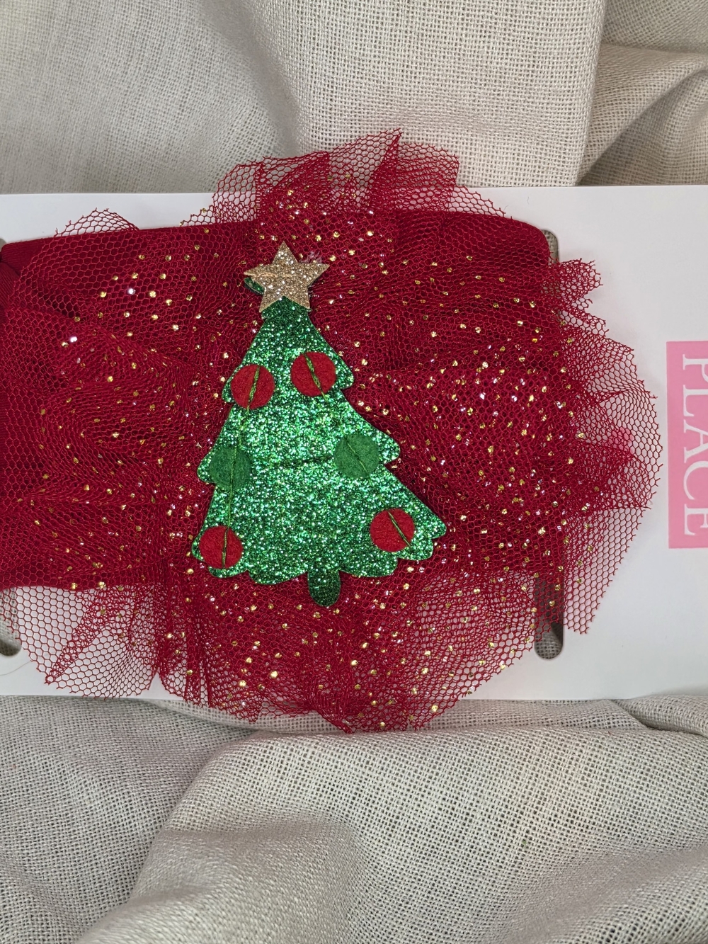 The Children’s Place Christmas Tree Headband NWT
